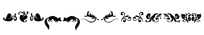 Vulpa Ornaments Font UPPERCASE