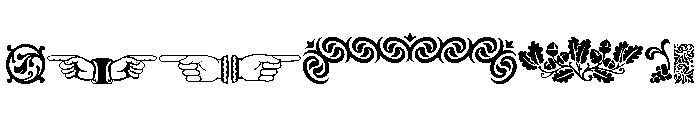 Vulpa Ornaments Font LOWERCASE