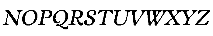 Vulpa Regular Italic Font UPPERCASE
