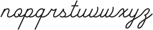 VV The Ruby Duo Script Normal Light otf (300) Font LOWERCASE