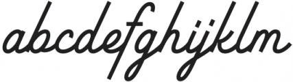 VV The Ruby Duo Script SemiCond Med otf (400) Font LOWERCASE