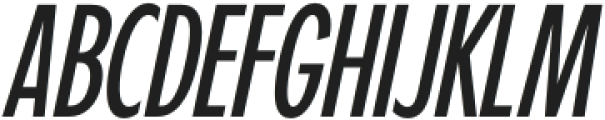 VVDS Fifties Cond Light Italic otf (300) Font UPPERCASE