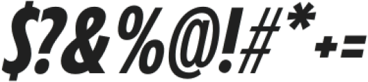 VVDS Fifties Cond Med Italic otf (400) Font OTHER CHARS