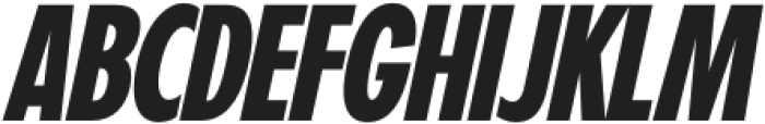 VVDS Fifties Cond Med Italic otf (400) Font UPPERCASE