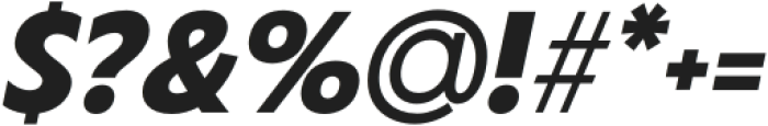 VVDS Fifties Exp SBold Italic otf (700) Font OTHER CHARS