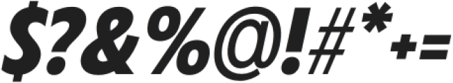 VVDS Fifties Med SBold Italic otf (700) Font OTHER CHARS