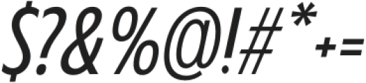 VVDS Fifties SCond Light Italic otf (300) Font OTHER CHARS