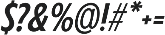 VVDS Fifties SCond Reg Italic otf (400) Font OTHER CHARS