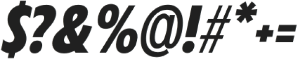 VVDS Fifties SCond SBold Italic otf (700) Font OTHER CHARS