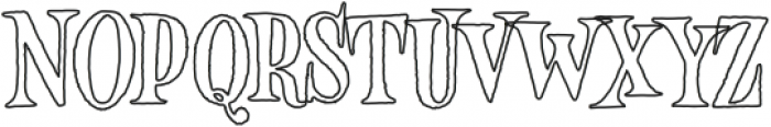 VVDS Minorica Serif Stroke otf (400) Font UPPERCASE
