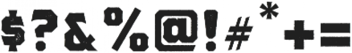 VVDS_TheBartender Serif Bold Pressed otf (700) Font OTHER CHARS