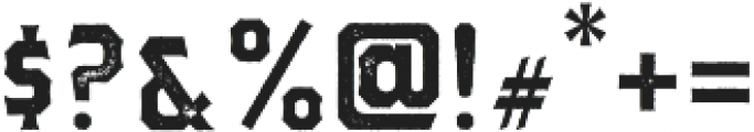 VVDS_TheBartender Serif Pressed otf (400) Font OTHER CHARS