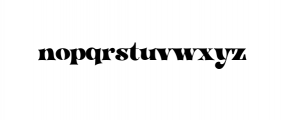 VVDS_Organum Bold.otf  Font LOWERCASE