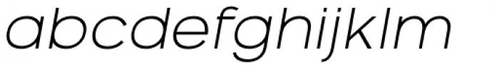 VVDS Benigne Sans Thin Italic Font LOWERCASE