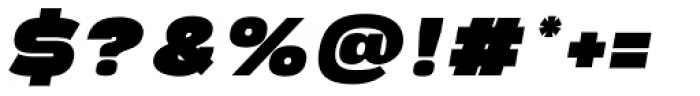 VVDS Benigne Sans Ultra Bold Italic Font OTHER CHARS