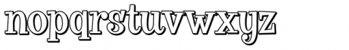 VVDS Big Tickle Shadow Norm Font LOWERCASE