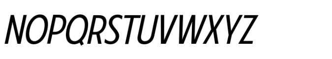 VVDS Fifties Medium Light Italic Font UPPERCASE