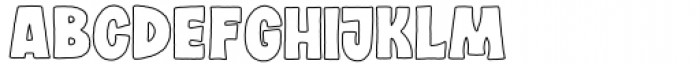 VVDS Minorica Sans Stroke Font UPPERCASE