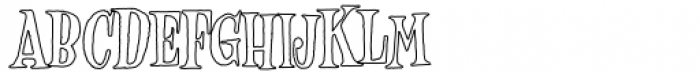 VVDS Minorica Serif Stroke Font UPPERCASE