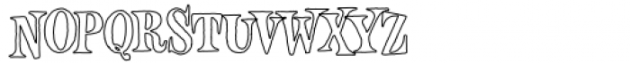 VVDS Minorica Serif Stroke Font LOWERCASE