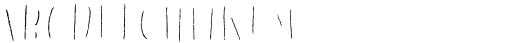VVDS Minorica Serif line Font UPPERCASE