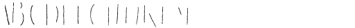 VVDS Minorica Serif line Font LOWERCASE
