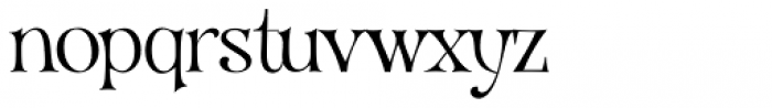 VVDS Organum Thin Font LOWERCASE