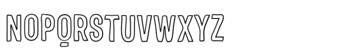 VVDS_Bimbo Condensed Stroke Font LOWERCASE