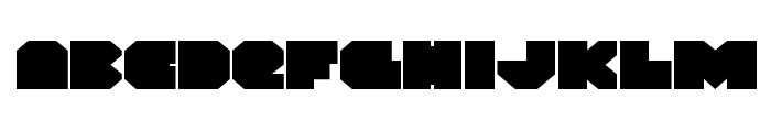 VX Rocket Expanded Font LOWERCASE