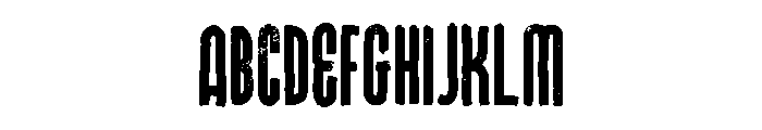 Vyral Grime Font UPPERCASE