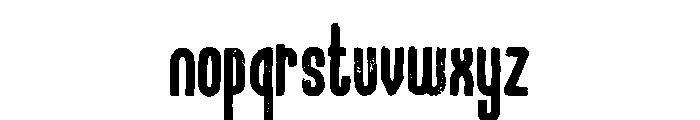Vyral Grime Font LOWERCASE