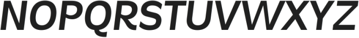 Vynce Sans Medium Italic ttf (500) Font UPPERCASE
