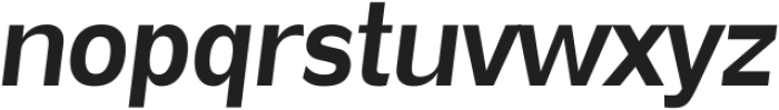 Vynce Sans Medium Italic ttf (500) Font LOWERCASE