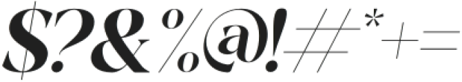 Vynora Italic otf (400) Font OTHER CHARS