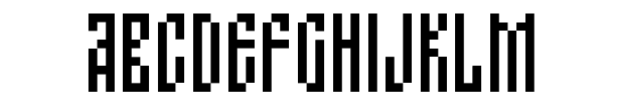 Vyaz Pixel Regular Font UPPERCASE