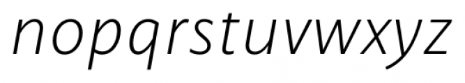 Vyoma Light Italic Font LOWERCASE