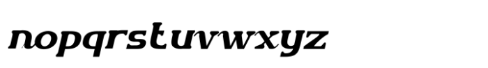 Vyntary Italic Font LOWERCASE