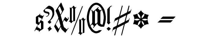 W_Hamann1907 Font OTHER CHARS