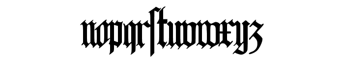 W_Hamann1907 Font LOWERCASE