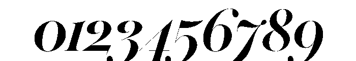 Warbler Banner Bold Italic Font OTHER CHARS