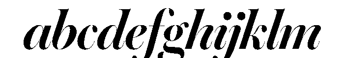 Warbler Banner Bold Italic FONT