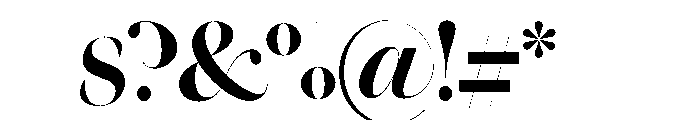 Warbler Banner Bold Font OTHER CHARS