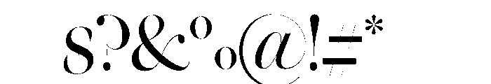 Warbler Banner Regular Font OTHER CHARS