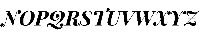 Warbler Bold Italic Font UPPERCASE