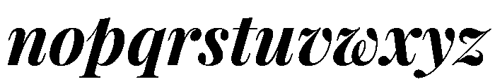 Warbler Bold Italic Font LOWERCASE