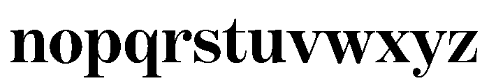 Warbler Bold Font LOWERCASE