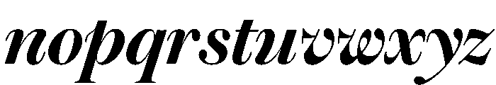 Warbler Deck Bold Italic Font LOWERCASE