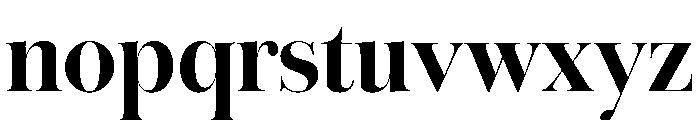 Warbler Display Bold Font LOWERCASE