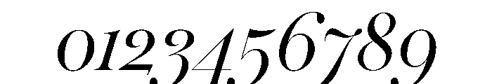 Warbler Display Italic Font OTHER CHARS