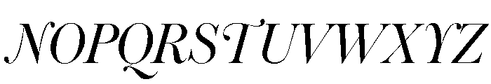 Warbler Display Italic Font UPPERCASE